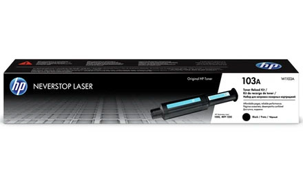 Kit de recarga de toner HP Laser 103A negro (W1103A) - Para Neverstop - 2,500 páginas