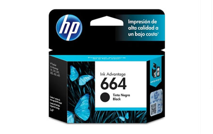 HP 664 Negra - Cartucho de tinta - F6V29AL