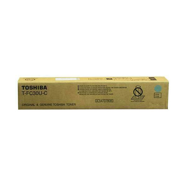 Toner Toshiba Tfc30Uc | T-Fc30U-C | Cyan para Impresoras y Copiadoras Toshiba
